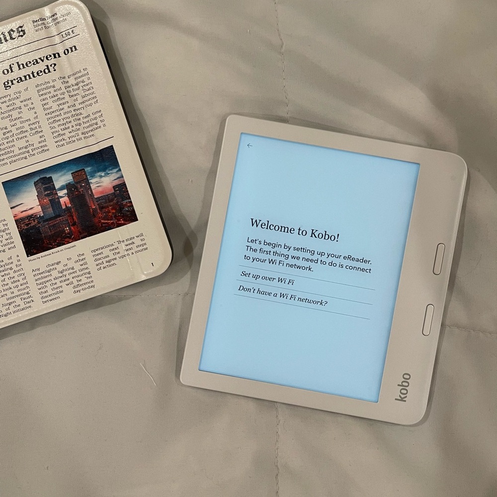 Kobo Libra 2 e-Reader (like brand new w/no tags, box, and charger)